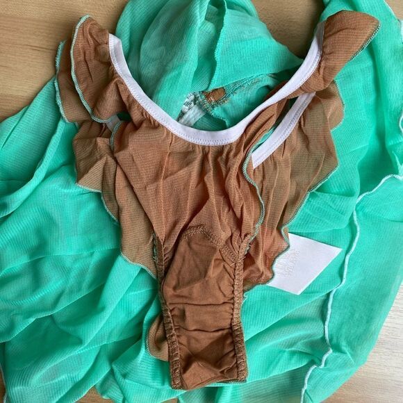 HAH Doll Slip Set Mint Green Size XS NWT - Picture 6 of 8